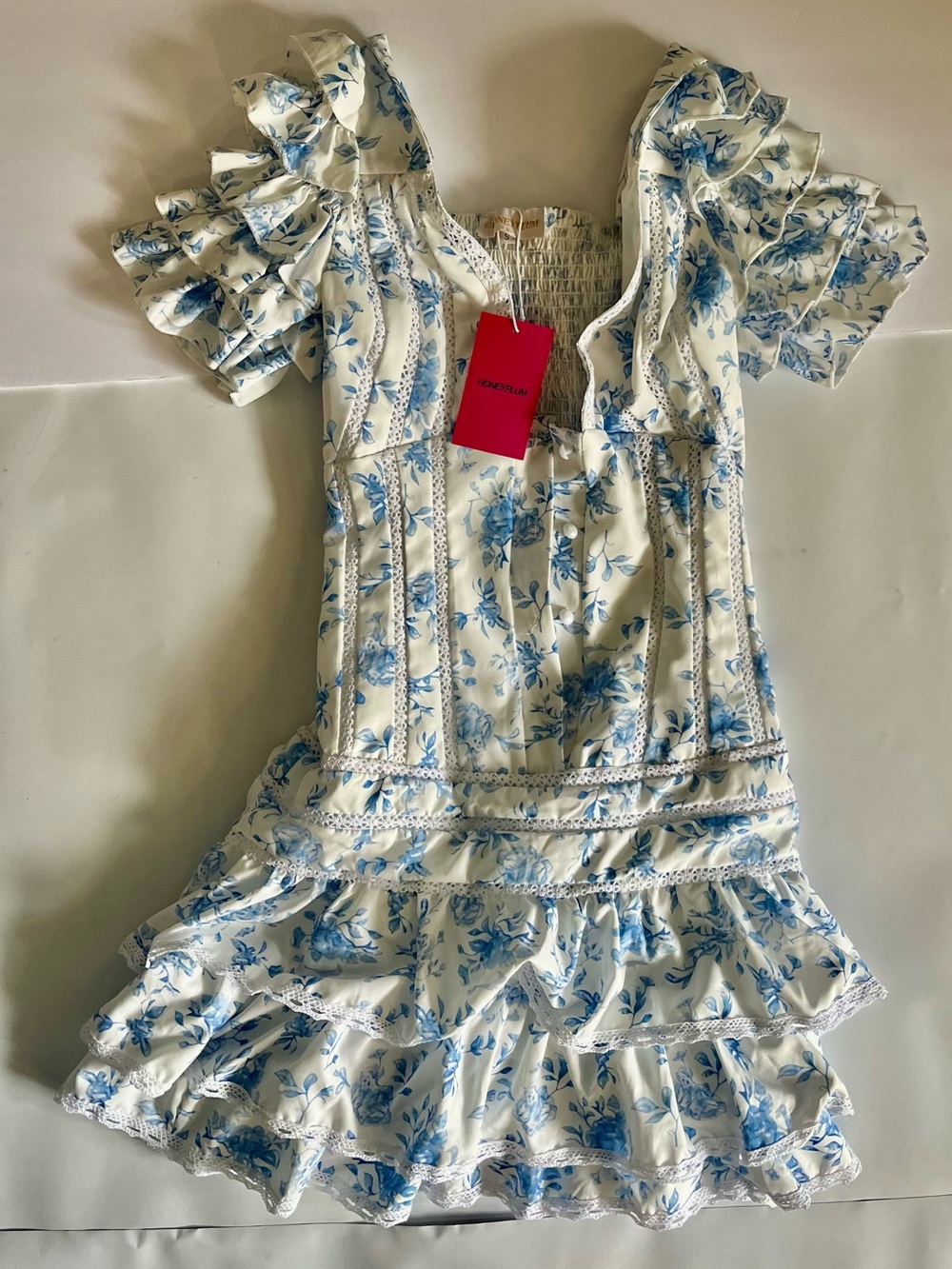 Honeyplum Mini Dress Short Sleeve size S